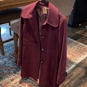 Medium Purple Tulle Peacoat
